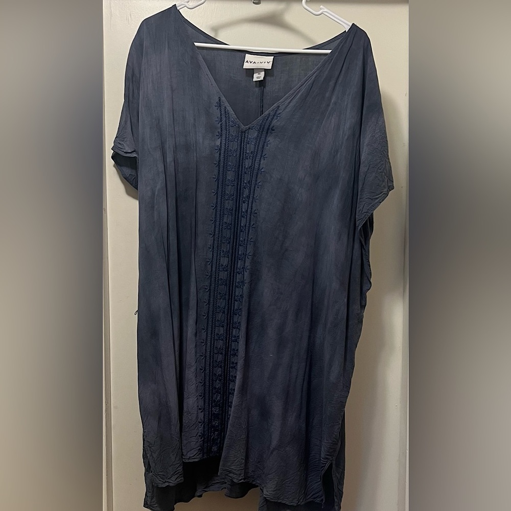 Ava & Viv blue dress shirt.